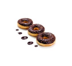 LA LORRAINE tumeda glasuuri ja šokolaadipuistega donut 56g