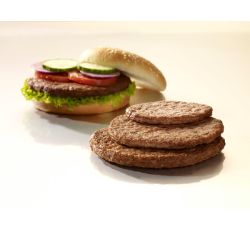 FOODWORKS Maitsestatud toores hambur.-pihv 62,5g (97% veiseliha) (5kg kastis)