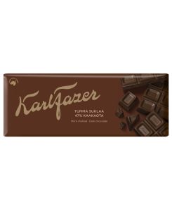 Karl Fazer Tume šokolaad 180g/23tk
