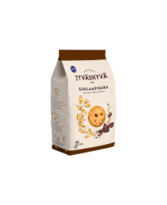 Jyväshyvä küpsised šokolaaditükkidega 350g /9tk