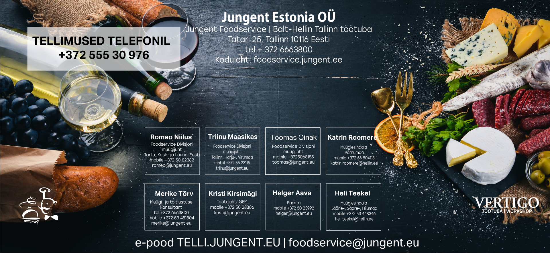 Jungent foodservice kontakt