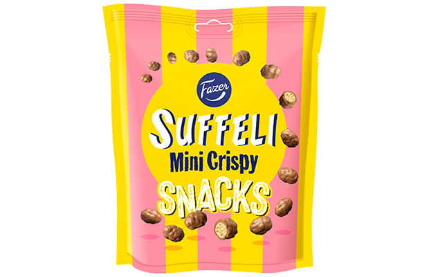 Suffeli Mini Crispy Snacks kommikott 170g / 15tk