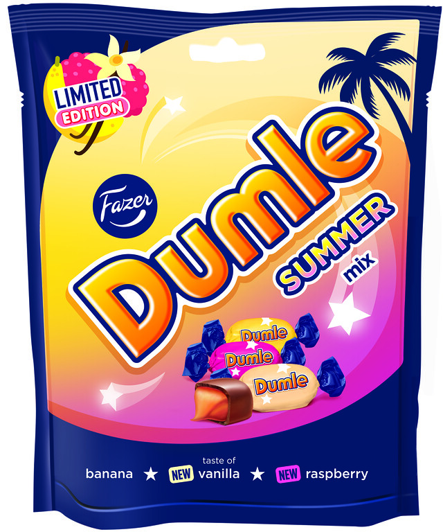 Dumle Summer Mix kommikott 180g/ 18 tk