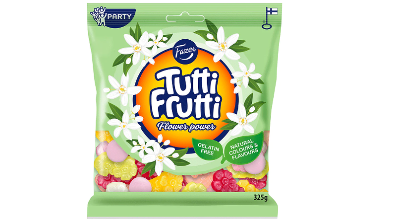 Tutti Frutti Flower Power kommikott 325g/ 12 tk