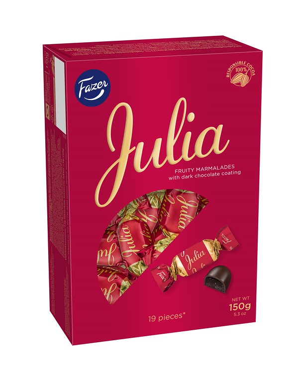 Fazer Julia marmelaadikompvekid 150g / 12tk