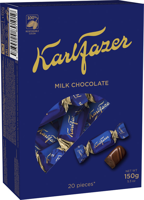 Karl Fazer piimašokolaadikompvekid 150g/12tk