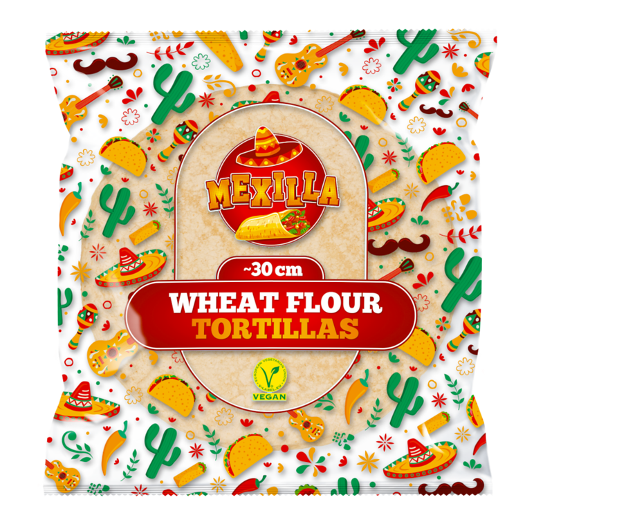 MEXILLA FS nisutortilja 30cm 80g 6pk x 18tk