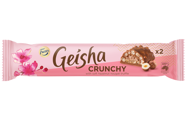 Geisha Crunchy šokolaadibatooni  50g/20tk